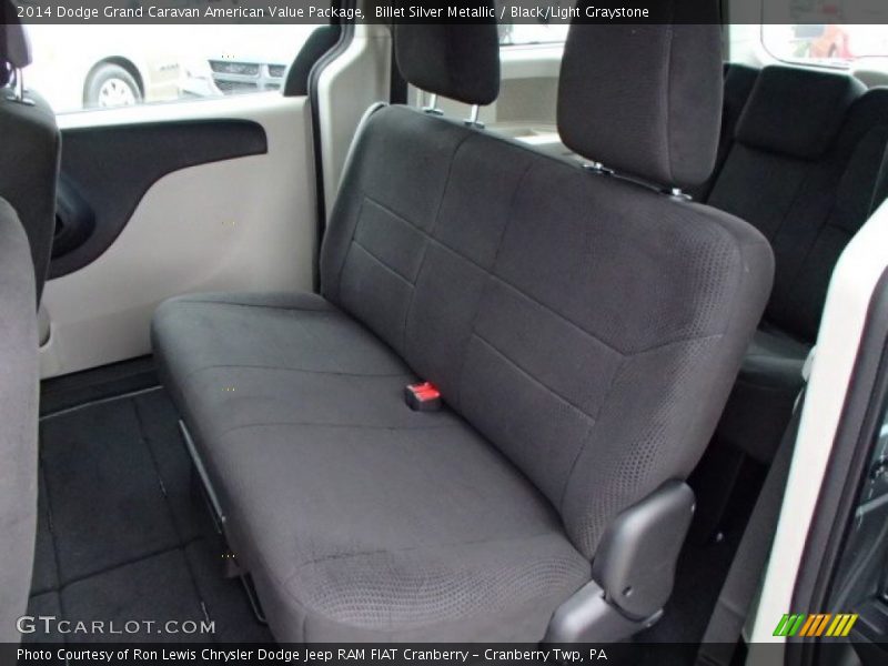 Billet Silver Metallic / Black/Light Graystone 2014 Dodge Grand Caravan American Value Package