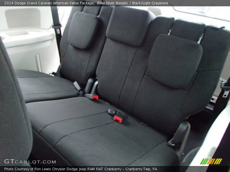 Billet Silver Metallic / Black/Light Graystone 2014 Dodge Grand Caravan American Value Package