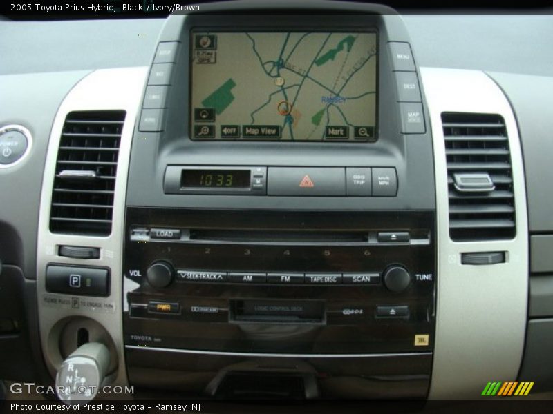 Black / Ivory/Brown 2005 Toyota Prius Hybrid