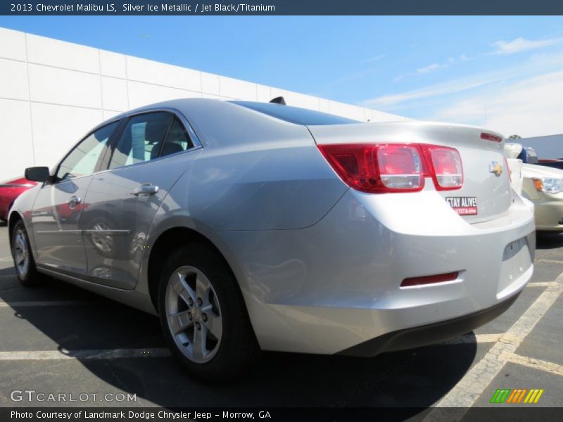 Silver Ice Metallic / Jet Black/Titanium 2013 Chevrolet Malibu LS