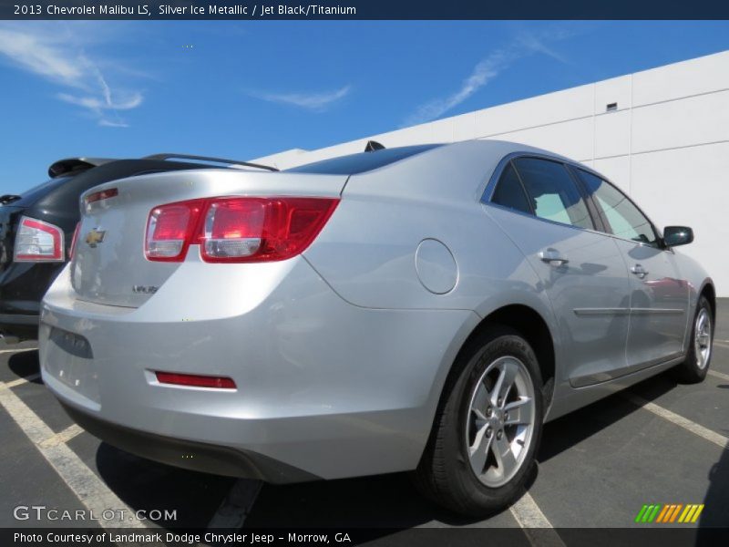 Silver Ice Metallic / Jet Black/Titanium 2013 Chevrolet Malibu LS