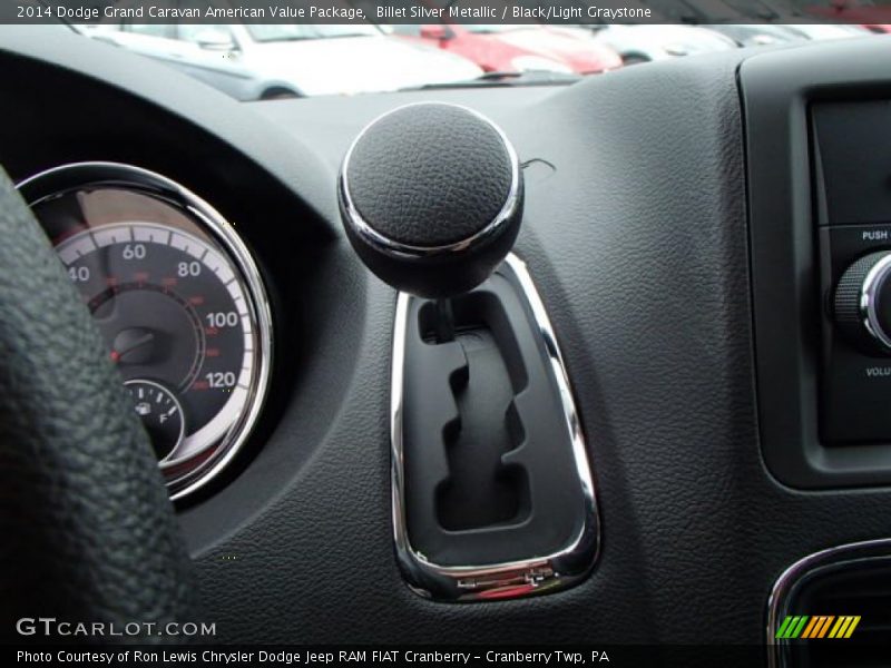 Billet Silver Metallic / Black/Light Graystone 2014 Dodge Grand Caravan American Value Package