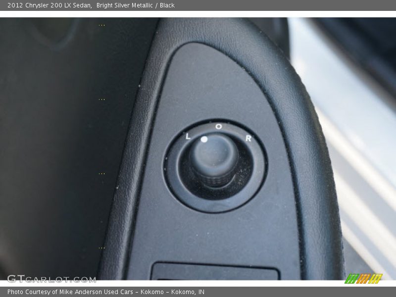 Bright Silver Metallic / Black 2012 Chrysler 200 LX Sedan