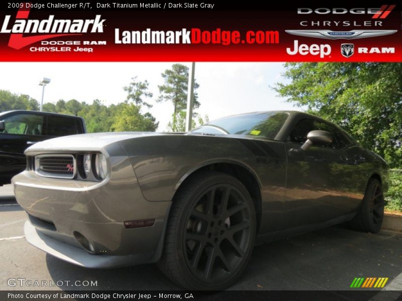 Dark Titanium Metallic / Dark Slate Gray 2009 Dodge Challenger R/T
