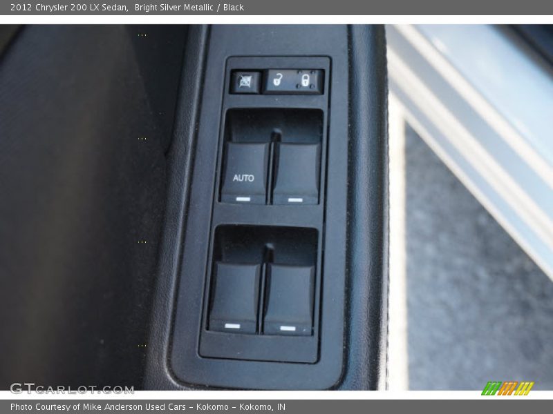Bright Silver Metallic / Black 2012 Chrysler 200 LX Sedan