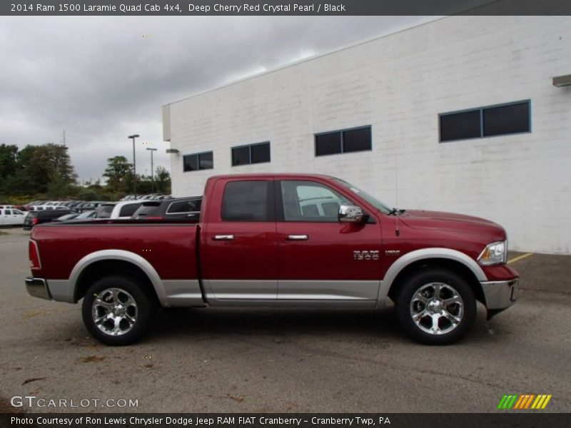  2014 1500 Laramie Quad Cab 4x4 Deep Cherry Red Crystal Pearl