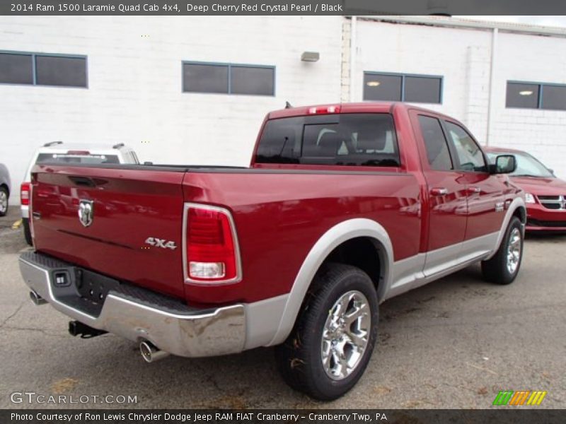  2014 1500 Laramie Quad Cab 4x4 Deep Cherry Red Crystal Pearl
