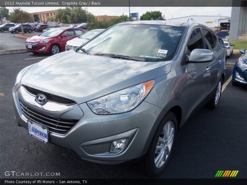 Graphite Gray / Black 2013 Hyundai Tucson Limited