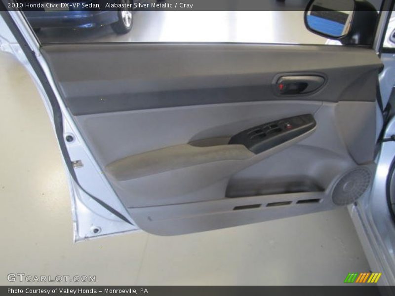 Alabaster Silver Metallic / Gray 2010 Honda Civic DX-VP Sedan
