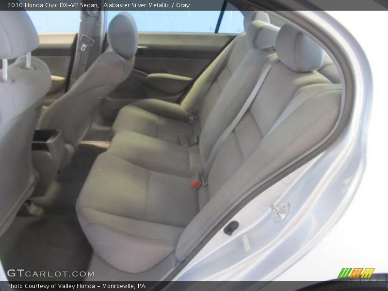 Alabaster Silver Metallic / Gray 2010 Honda Civic DX-VP Sedan