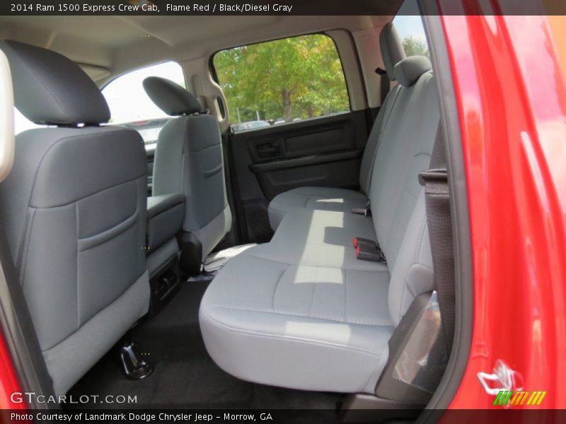 Rear Seat of 2014 1500 Express Crew Cab