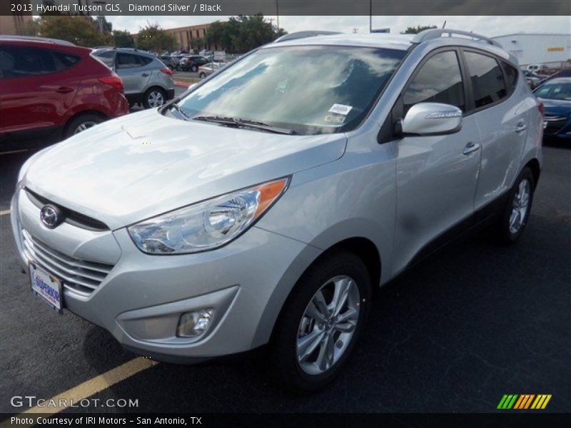 Diamond Silver / Black 2013 Hyundai Tucson GLS