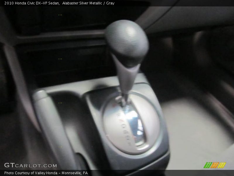 Alabaster Silver Metallic / Gray 2010 Honda Civic DX-VP Sedan