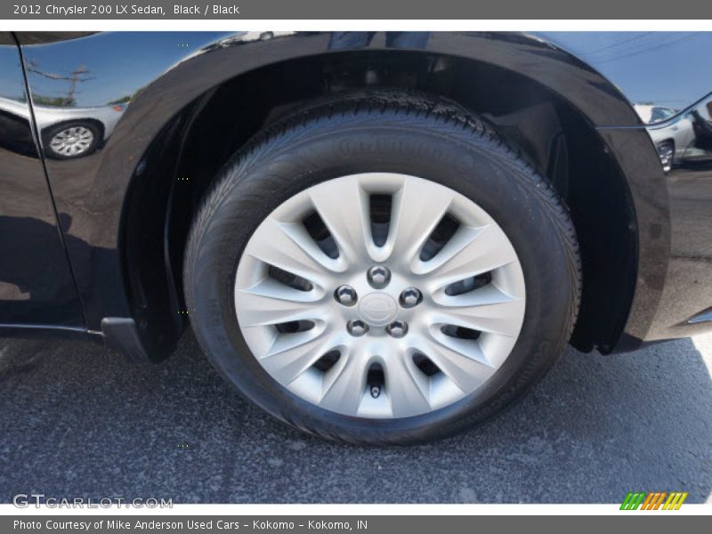 Black / Black 2012 Chrysler 200 LX Sedan