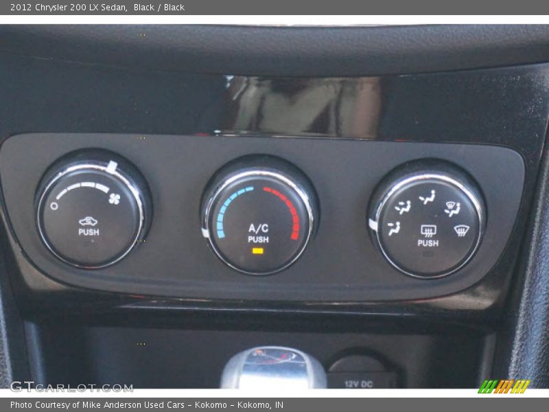 Black / Black 2012 Chrysler 200 LX Sedan
