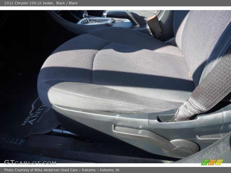 Black / Black 2012 Chrysler 200 LX Sedan