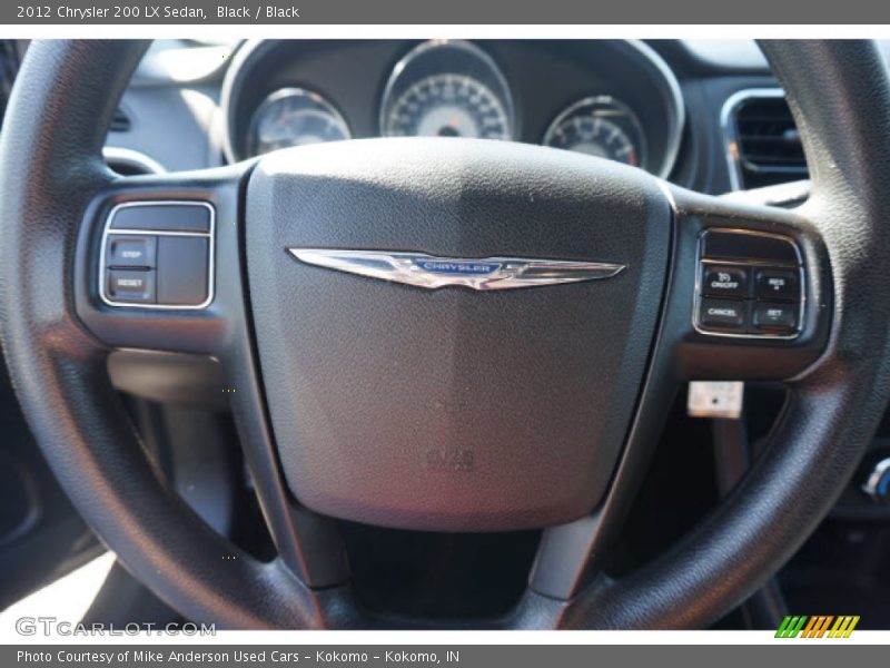 Black / Black 2012 Chrysler 200 LX Sedan