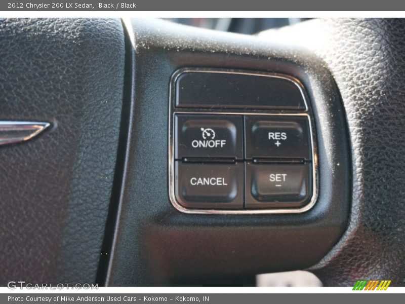 Black / Black 2012 Chrysler 200 LX Sedan