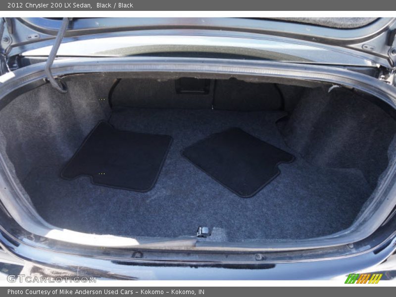 Black / Black 2012 Chrysler 200 LX Sedan