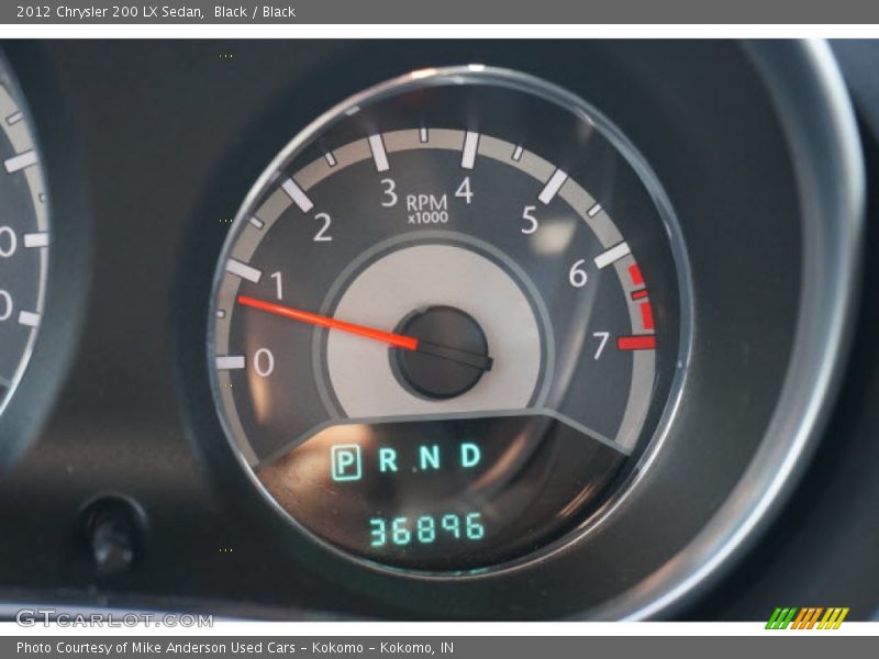 Black / Black 2012 Chrysler 200 LX Sedan