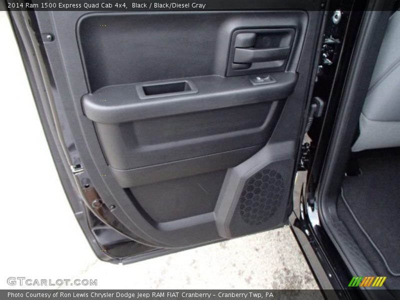 Black / Black/Diesel Gray 2014 Ram 1500 Express Quad Cab 4x4