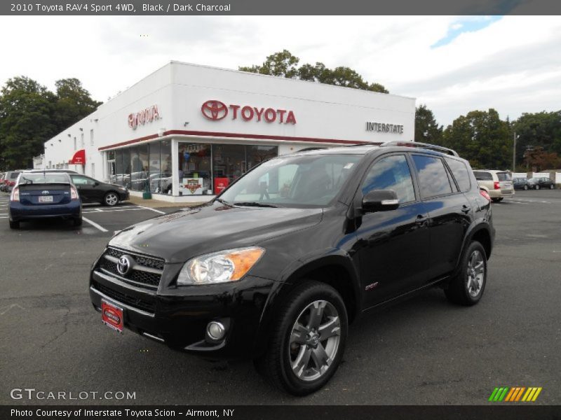 Black / Dark Charcoal 2010 Toyota RAV4 Sport 4WD