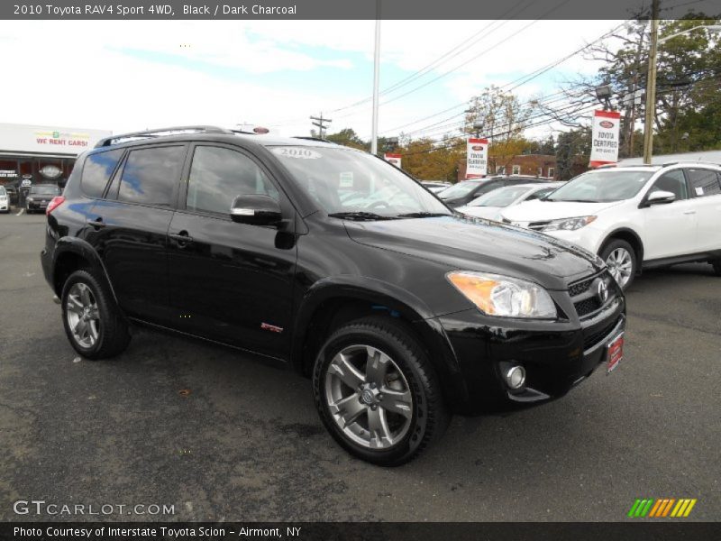 Black / Dark Charcoal 2010 Toyota RAV4 Sport 4WD