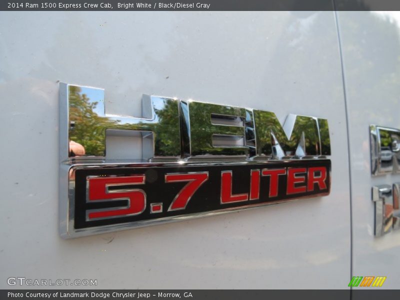 Bright White / Black/Diesel Gray 2014 Ram 1500 Express Crew Cab