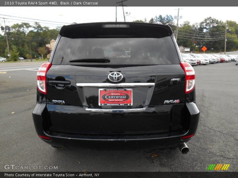 Black / Dark Charcoal 2010 Toyota RAV4 Sport 4WD