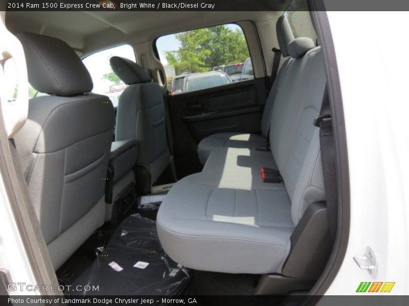 Rear Seat of 2014 1500 Express Crew Cab