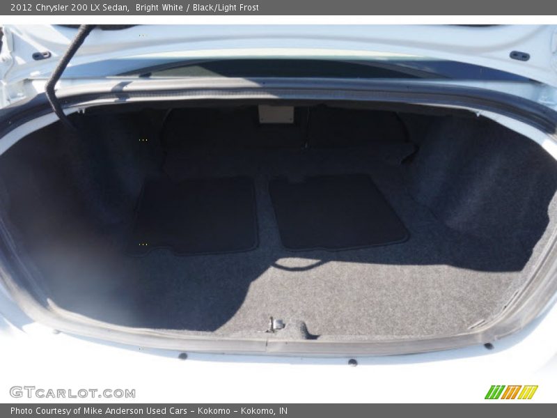 Bright White / Black/Light Frost 2012 Chrysler 200 LX Sedan
