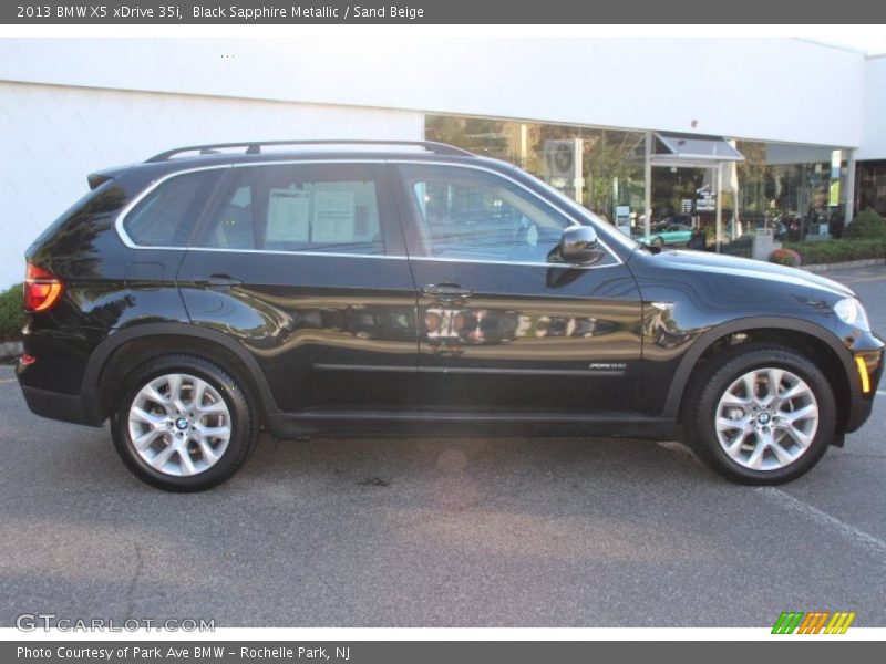 Black Sapphire Metallic / Sand Beige 2013 BMW X5 xDrive 35i