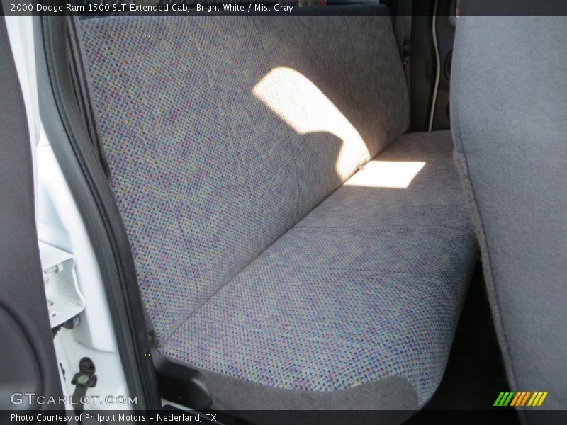 Bright White / Mist Gray 2000 Dodge Ram 1500 SLT Extended Cab