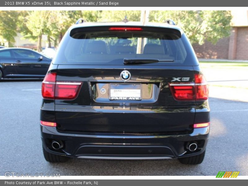 Black Sapphire Metallic / Sand Beige 2013 BMW X5 xDrive 35i