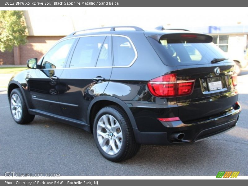 Black Sapphire Metallic / Sand Beige 2013 BMW X5 xDrive 35i