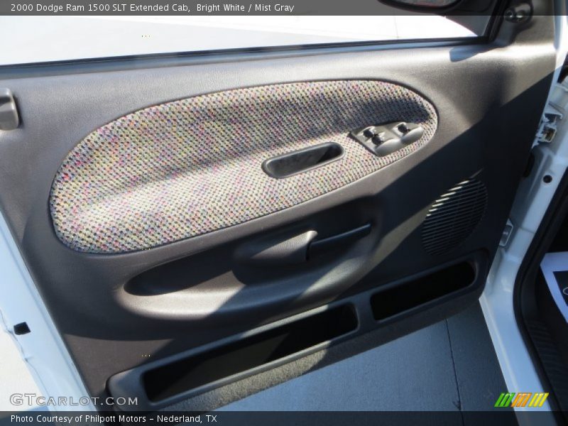 Bright White / Mist Gray 2000 Dodge Ram 1500 SLT Extended Cab