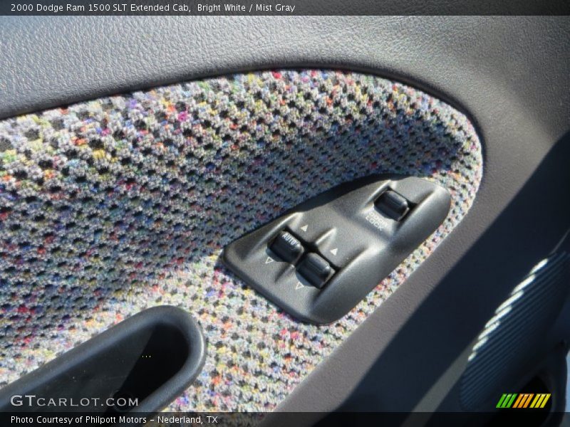 Bright White / Mist Gray 2000 Dodge Ram 1500 SLT Extended Cab