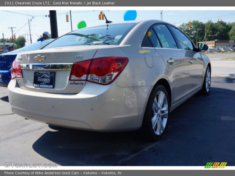 Gold Mist Metallic / Jet Black Leather 2011 Chevrolet Cruze LTZ
