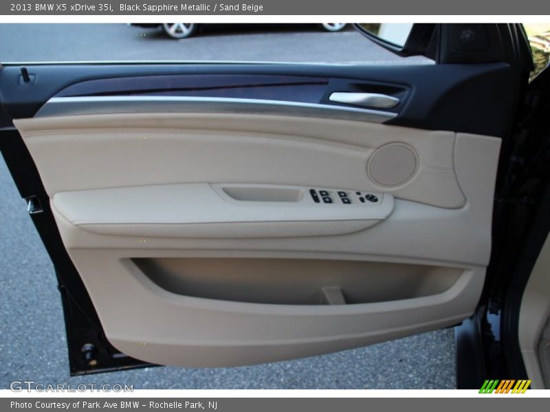 Black Sapphire Metallic / Sand Beige 2013 BMW X5 xDrive 35i