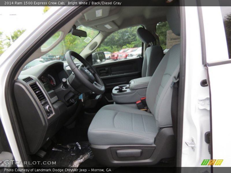 Bright White / Black/Diesel Gray 2014 Ram 1500 Express Crew Cab