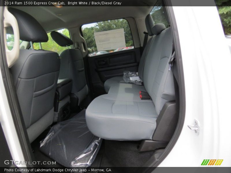 Bright White / Black/Diesel Gray 2014 Ram 1500 Express Crew Cab