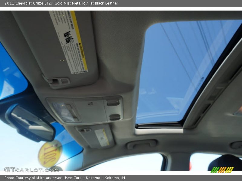 Gold Mist Metallic / Jet Black Leather 2011 Chevrolet Cruze LTZ