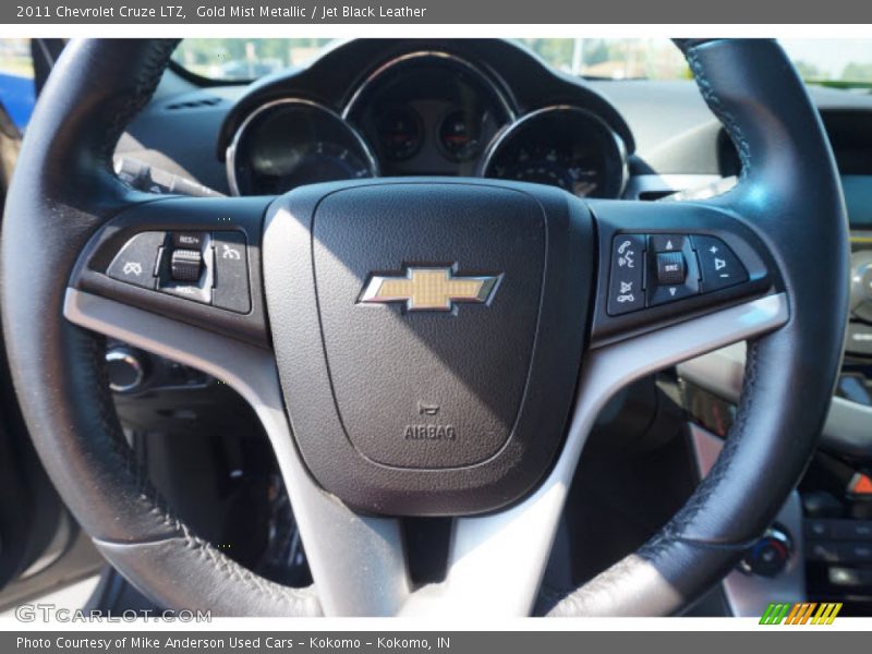 Gold Mist Metallic / Jet Black Leather 2011 Chevrolet Cruze LTZ