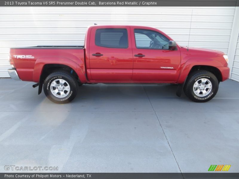 Barcelona Red Metallic / Graphite 2013 Toyota Tacoma V6 SR5 Prerunner Double Cab