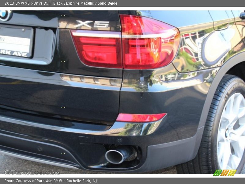 Black Sapphire Metallic / Sand Beige 2013 BMW X5 xDrive 35i