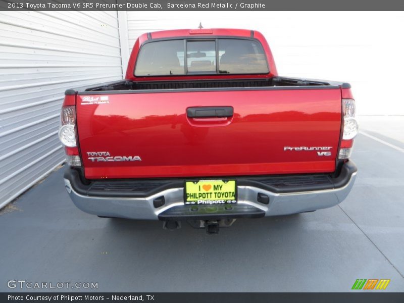 Barcelona Red Metallic / Graphite 2013 Toyota Tacoma V6 SR5 Prerunner Double Cab