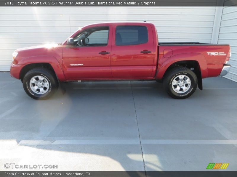 Barcelona Red Metallic / Graphite 2013 Toyota Tacoma V6 SR5 Prerunner Double Cab