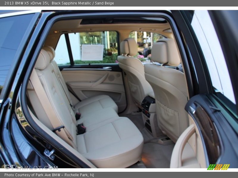 Black Sapphire Metallic / Sand Beige 2013 BMW X5 xDrive 35i