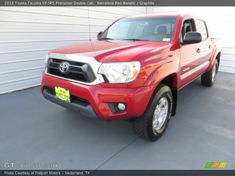 Barcelona Red Metallic / Graphite 2013 Toyota Tacoma V6 SR5 Prerunner Double Cab