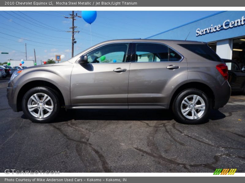 Mocha Steel Metallic / Jet Black/Light Titanium 2010 Chevrolet Equinox LS